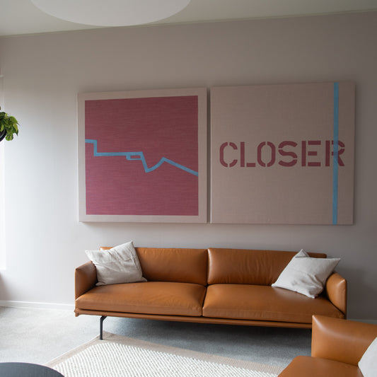 Schallabsorptions-Objekt CLOSER (red)